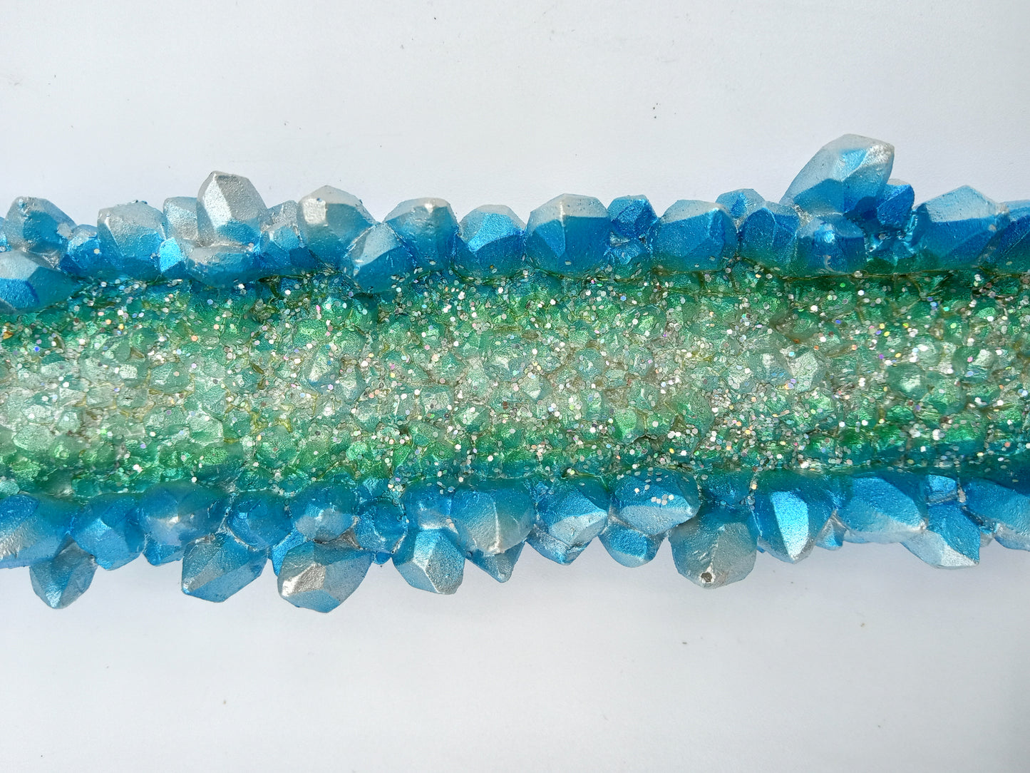 Green Glitter Dragon Incense Holder