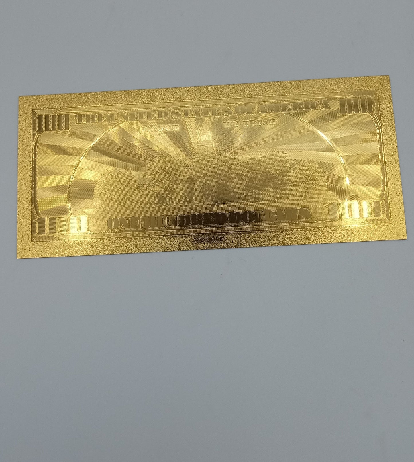 Gold Tone Fortune Benjamin Bill