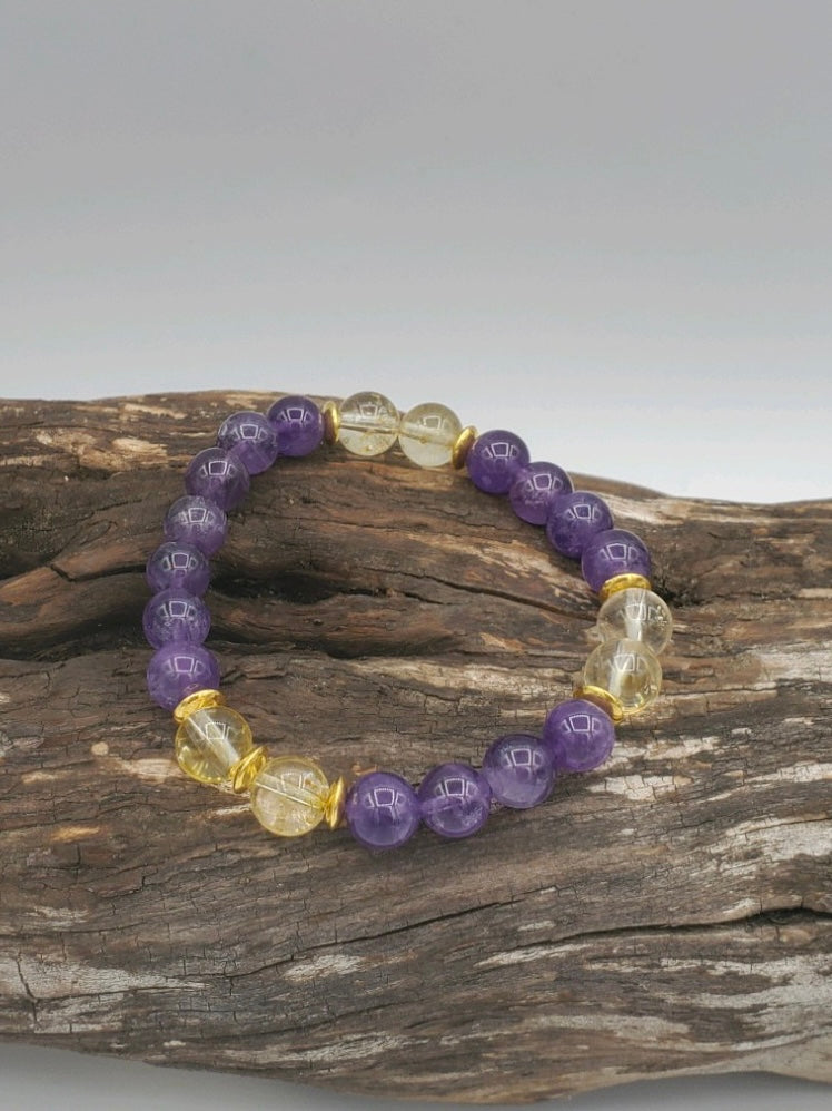 Amethyst Citrine Bracelet