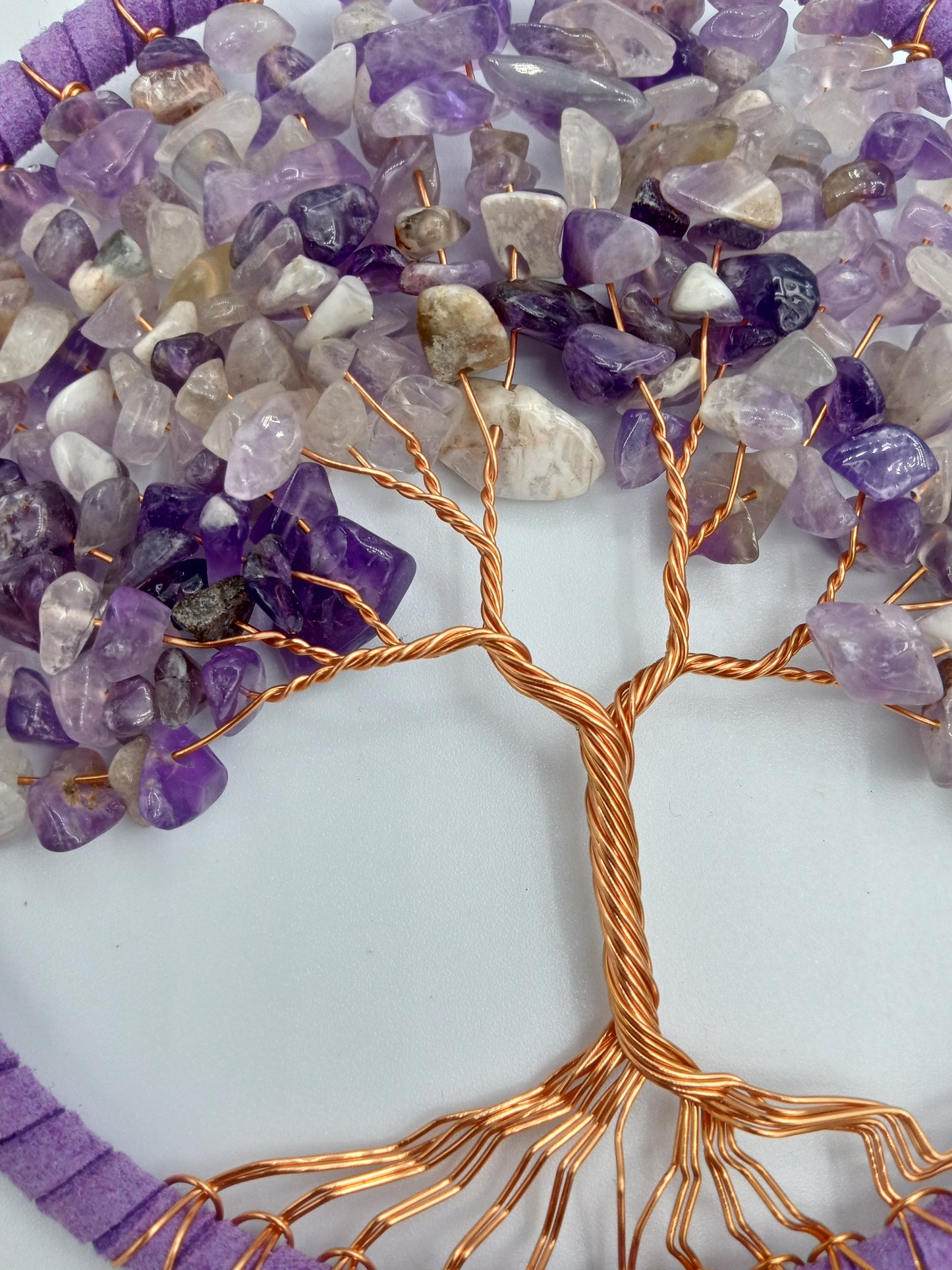 Amethyst Tree of Life Hanging Ornament