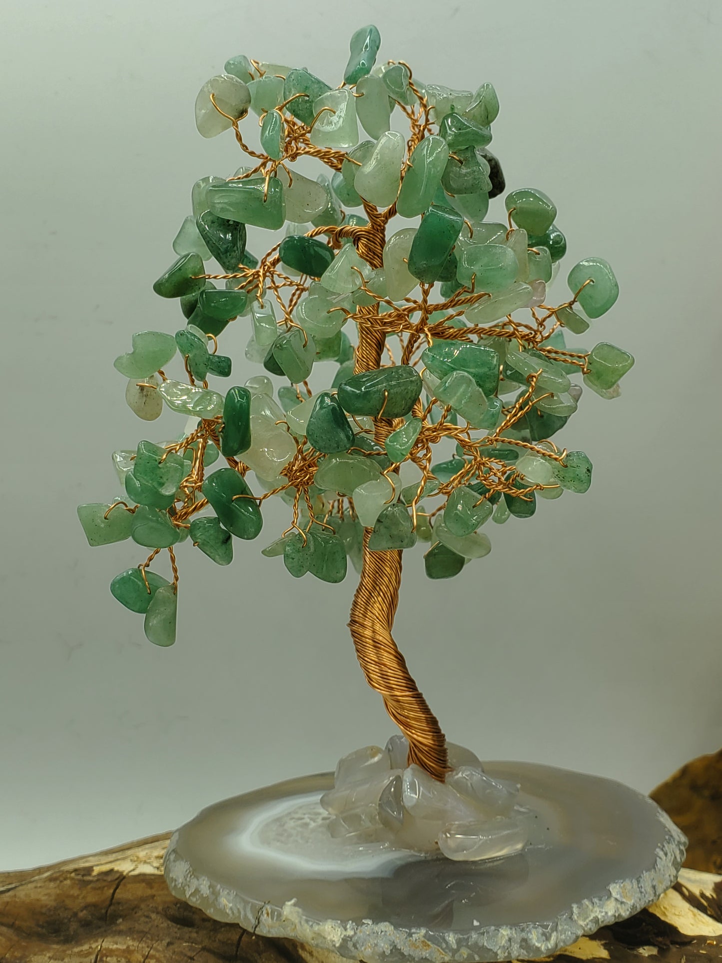 Green Aventurine/Agate Tree