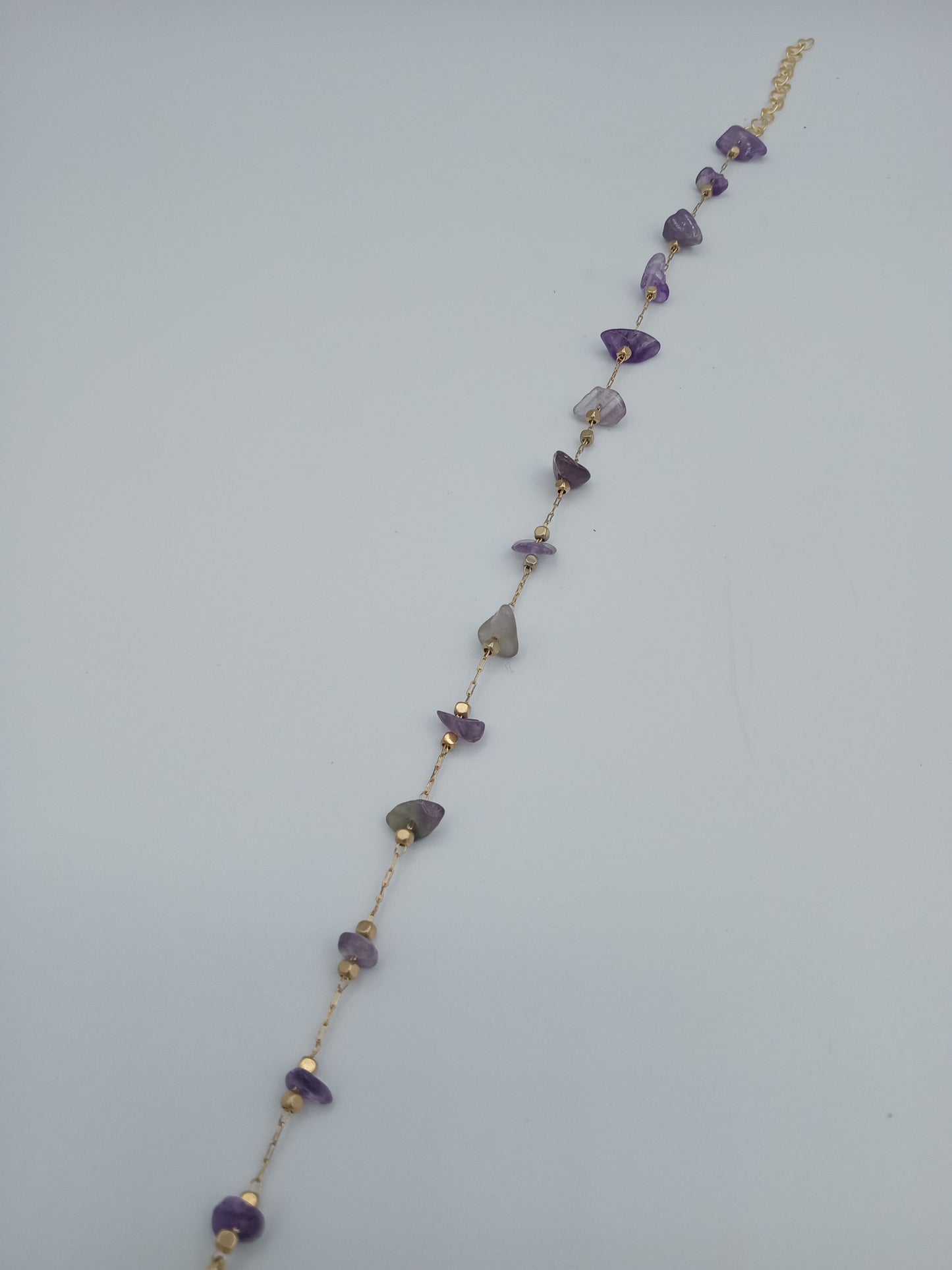 Amethyst Anklet