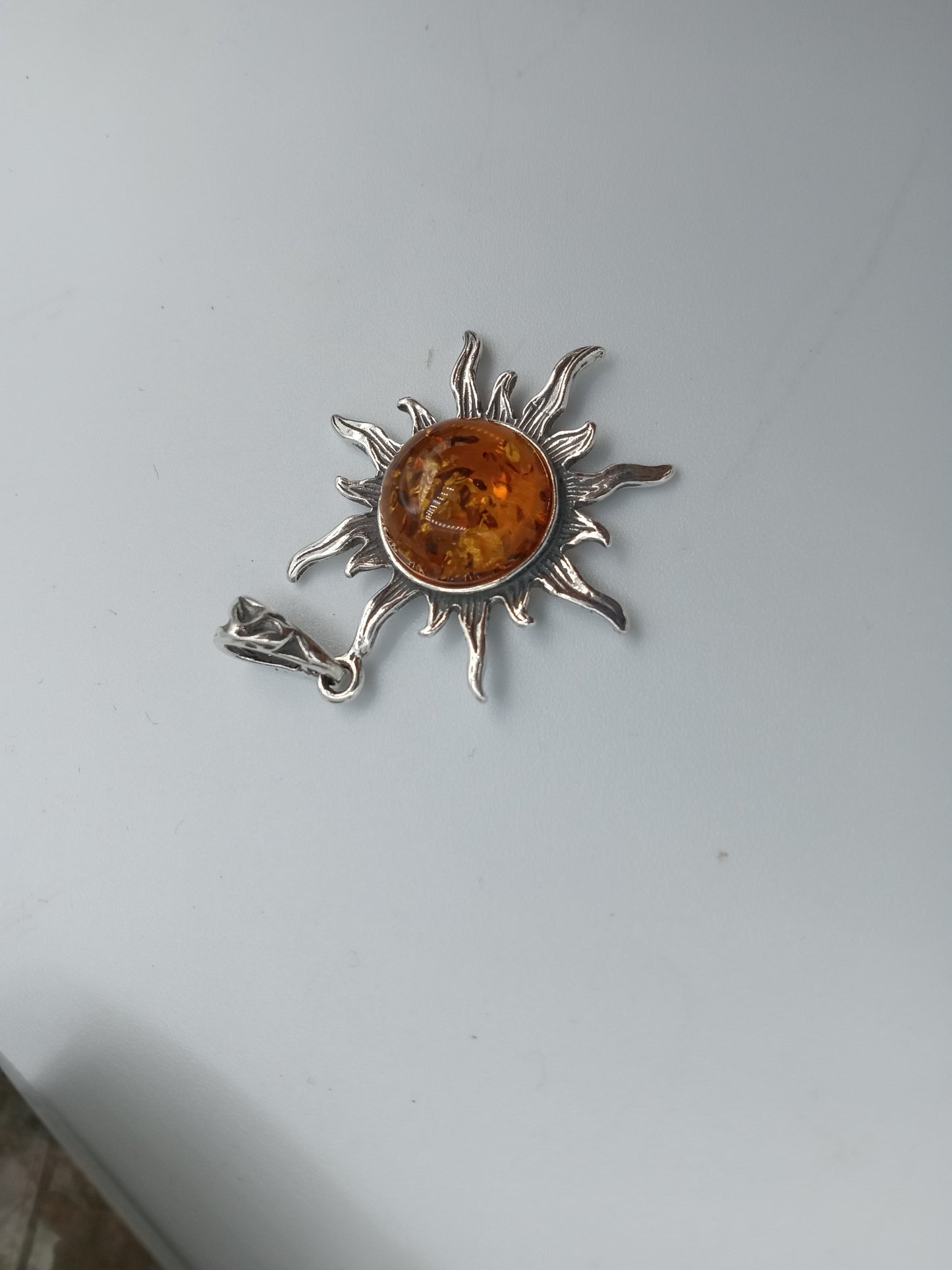 Amber Solar Pendant