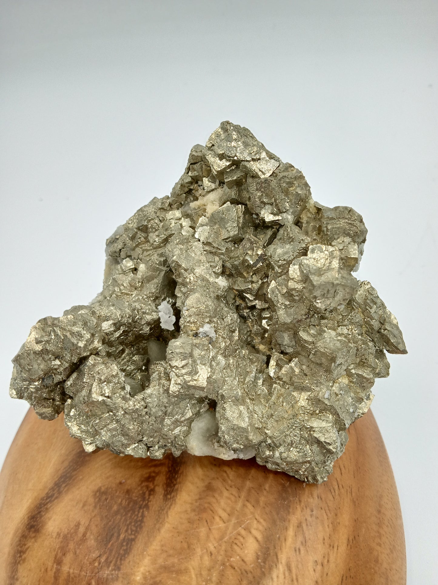 Pyrite with Stillbite Inclusions