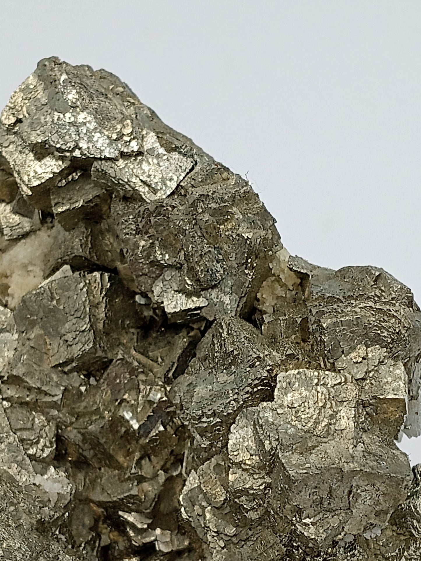 Pyrite with Stillbite Inclusions